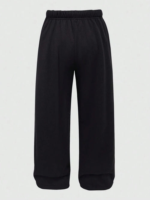 Casual Loose Fit Straight Leg Sweatpant